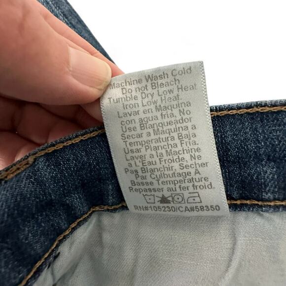 Current/Elliot The Cropped Straight Distressed Denim Jeans (29) - Picture 14 of 16